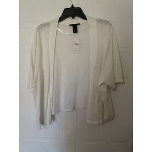 NWT Lane Bryant Cream Bolero
